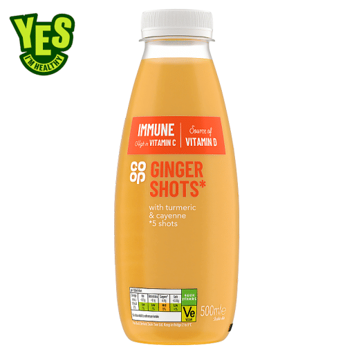 Co-op Ginger Shots 500ml