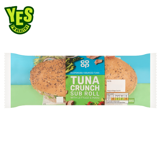 Co-op Tuna Crunch Sub Roll with Lettuce & Mayo