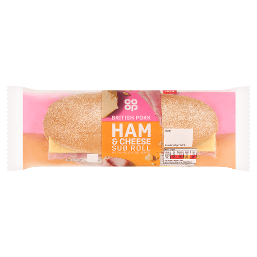 Co-op Ham u0026 Cheese Sub Roll with Mustard Mayo