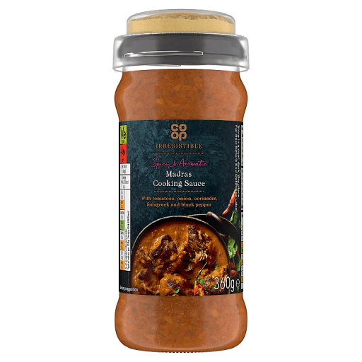 Co-op Irresistible Madras Cooking Sauce 360g