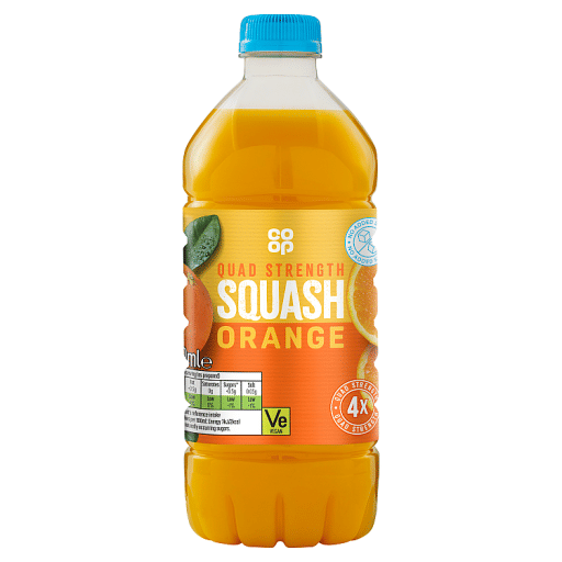 Co-op Squash Orange 750ml
