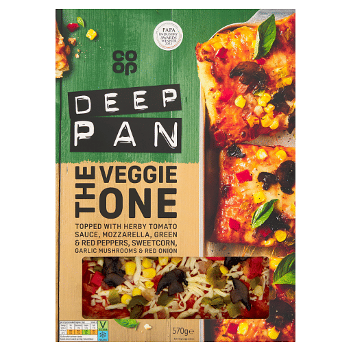 Co-op Deep Pan The Veggie One 570g