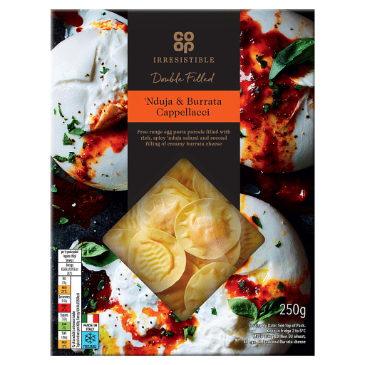 Co-op Irresistible 'Nduja & Burrata Cappellacci 250g