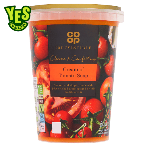 Co-op Irresistible Cream of Tomato Soup 600g