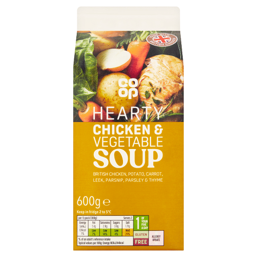 Co-op Hearty Chicken u0026 Vegetable Soup 600g