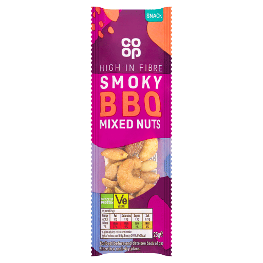 Co-op Smoky BBQ Mixed Nuts 25g