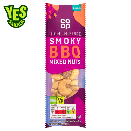 Co-op Smoky BBQ Mixed Nuts 25g