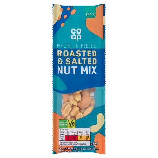 Co-op Roasted u0026 Salted Nut Mix 25g