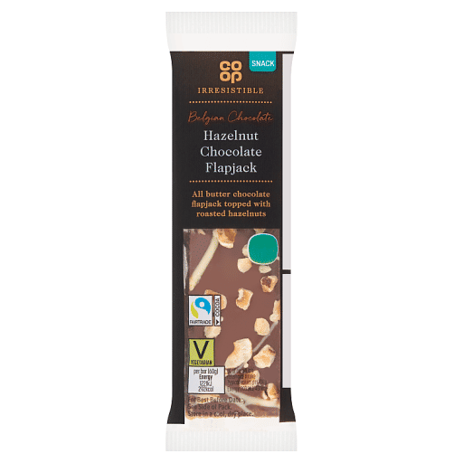 Co-op Irresistible Hazelnut Chocolate Flapjack