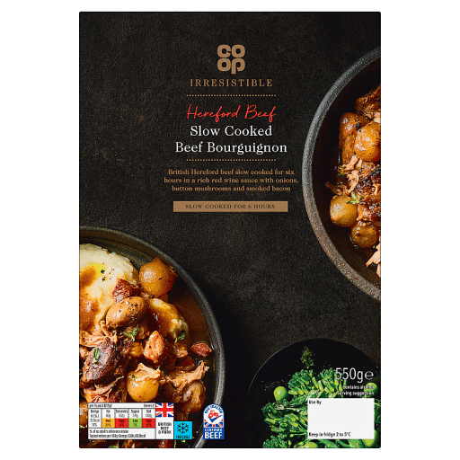 Co-op Irresistible Hereford Beef Slow Cooked Beef Bourguignon 550g