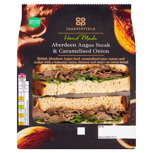 Co-op Irresistible Aberdeen Angus Steak & Caramelised Onion