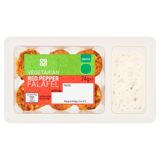 Co-op Red Pepper Falafel 74g