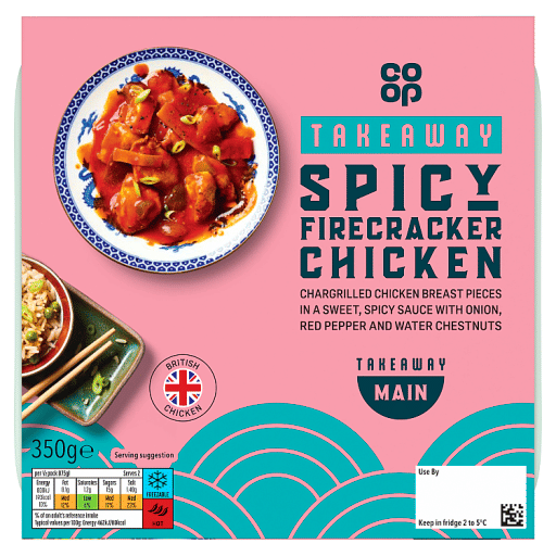Co-op Takeaway Spicy Firecracker Chicken 350g