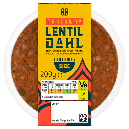 Co-op Takeaway Lentil Dahl 200g