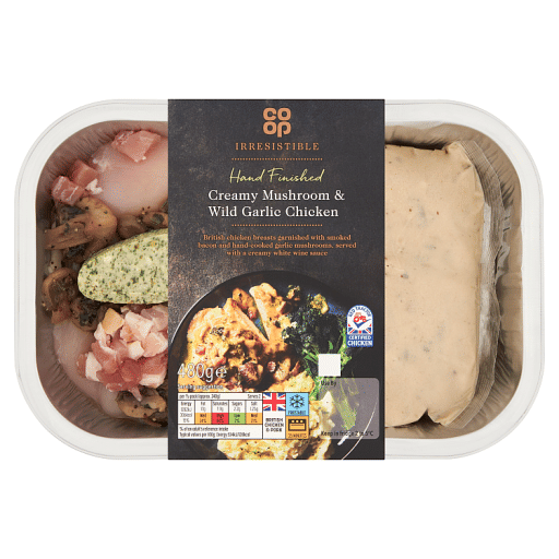 Co-op Irresistible Creamy Mushroom & Wild Garlic Chicken 480g