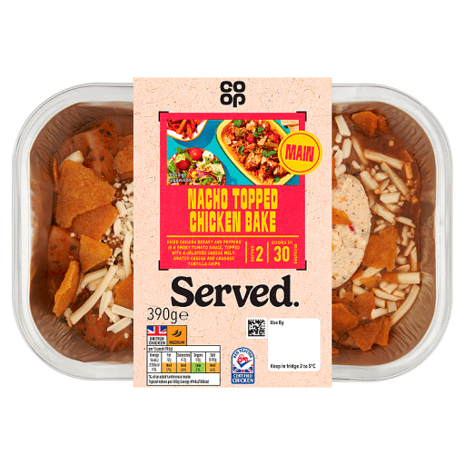 Co-op Served Nacho Topped Chicken Bake 390g