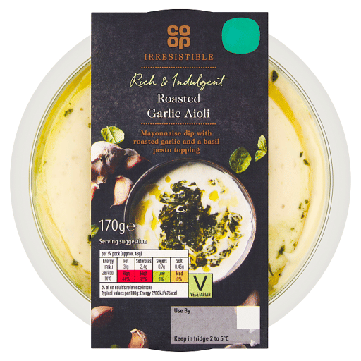 Co-op Irresistible Roasted Garlic Aioli 170g