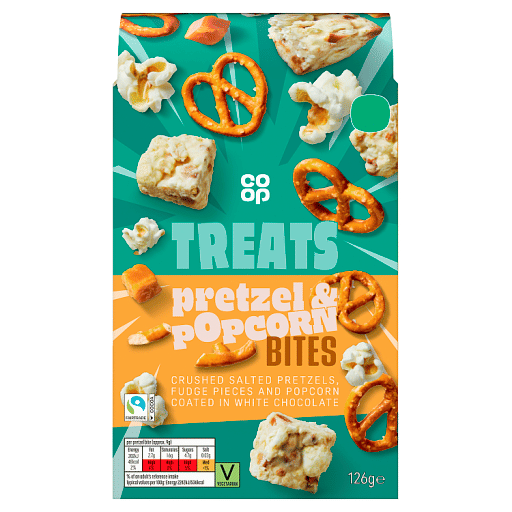 Co-op Pretzel & Popcorn Bites 126g
