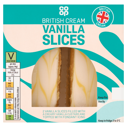 Co-op British Cream Vanilla Slices