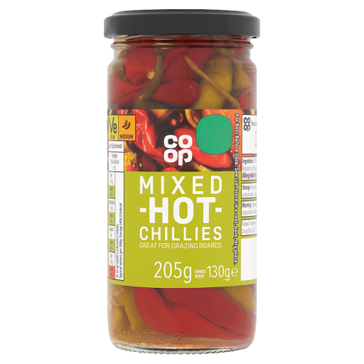 Co-op Mixed Hot Chillies 205g