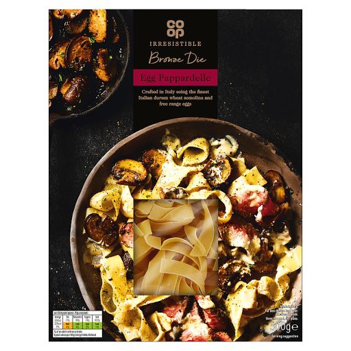 Co-op Irresistible Bronze Die Egg Pappardelle 500g