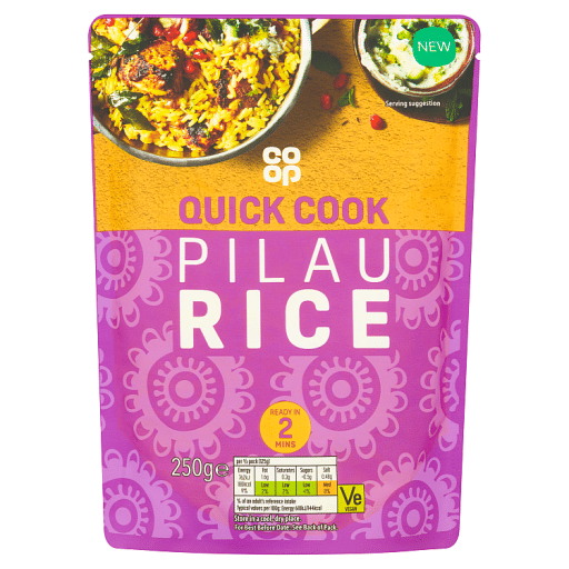 Co-op Quick Cook Pilau Rice 250g