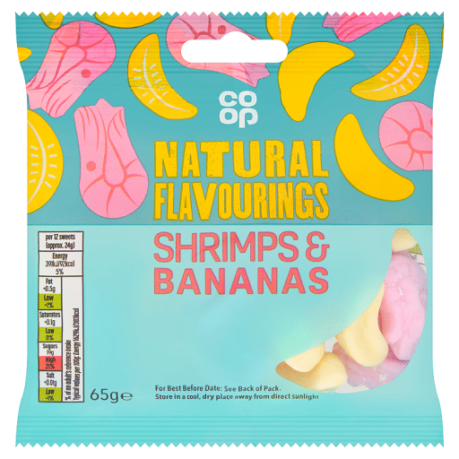 Co-op Shrimps & Bananas 65g