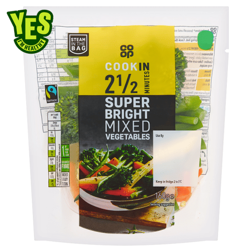 Co-op Super Bright Mixed Vegetables 160g