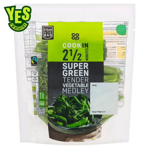 Co-op Super Green Tender Vegetable Medley 160g