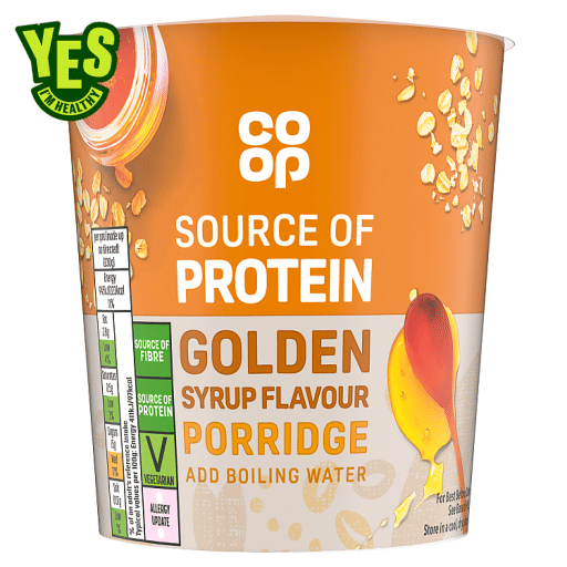 Co-op Golden Syrup Flavour Porridge 60g