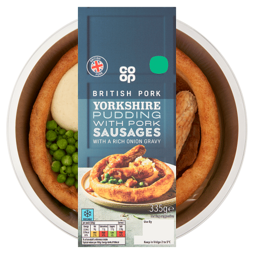 Co-op Yorkshire Pudding with Pork Sausages 335g