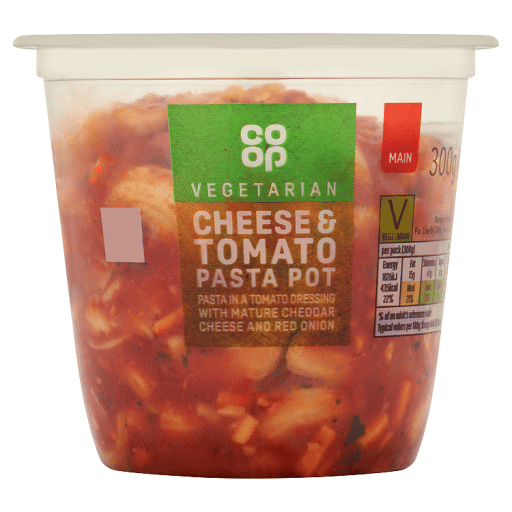 Co-op Cheese & Tomato Pasta Pot 300g