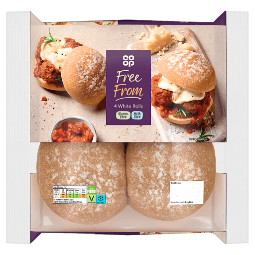 Co-op Free From 4 White Rolls