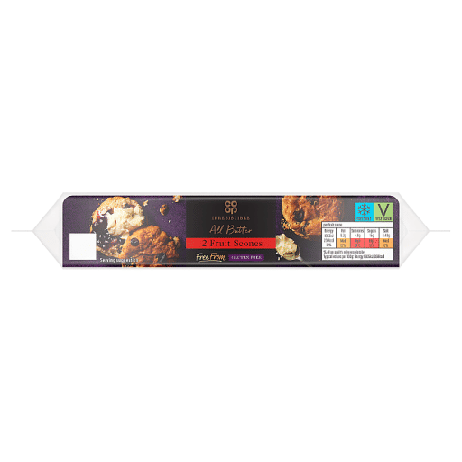 Co-op Irresistible 2 All Butter Fruit Scones