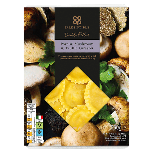 Co-op Irresistible Porcini Mushroom & Truffle Girasoli 250g