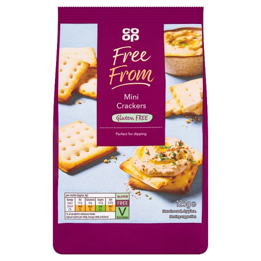 Co-op Free From Mini Crackers 125g