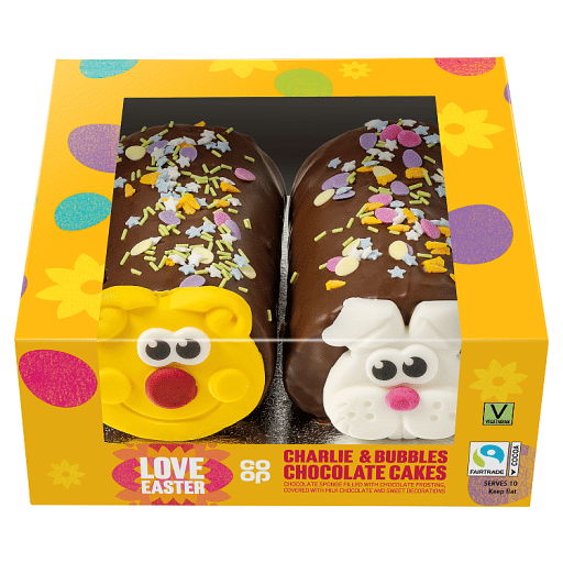 Co-op Charlie & Bubbles Chocolate Cakes