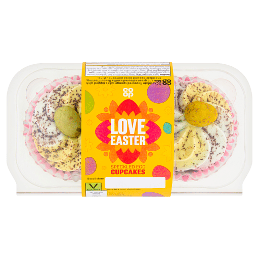 Co-op Love Easter Speckled Egg Cupcakes
