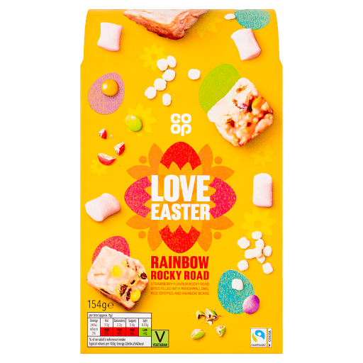 Co-op Love Easter Rainbow Rocky Road 154g