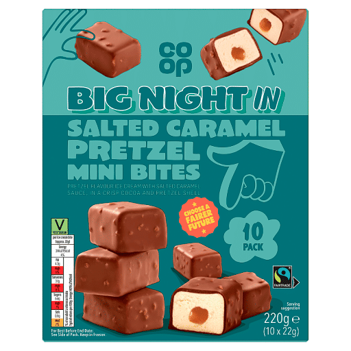 Co-op Salted Caramel Pretzel Mini Bites 220g (10 x 22g)