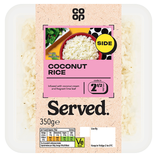Co-op Coconut Rice 350g