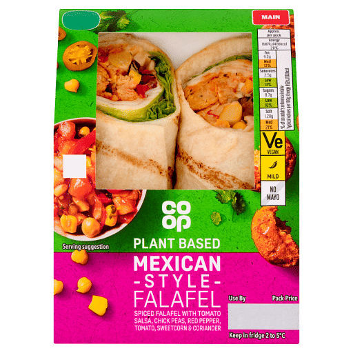 Co-op Plant Based Mexican Style Falafel