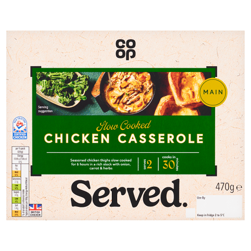 Co-op Served Slow Cooked Chicken Casserole 470g