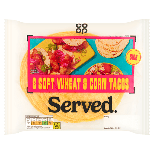 Co-op 8 Soft Wheat & Corn Tacos