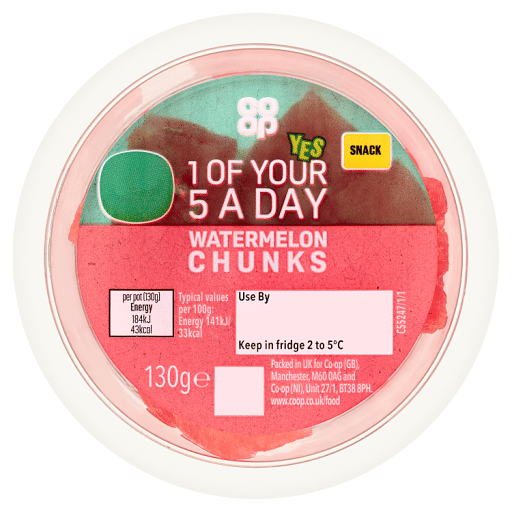 Co-op Watermelon Chunks 130g
