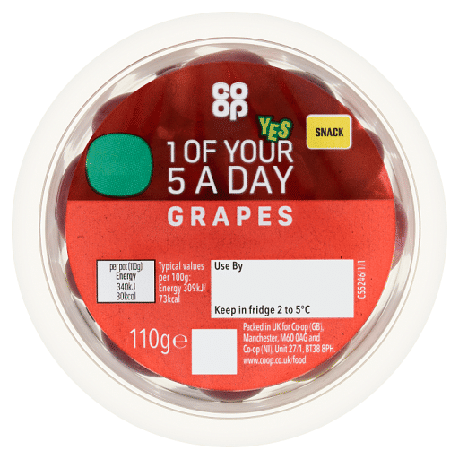 Co-op Grapes 110g
