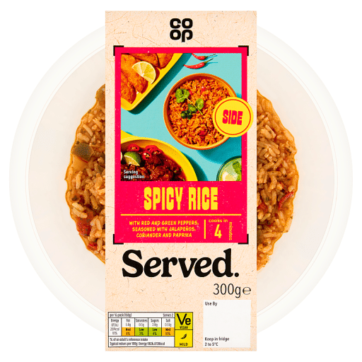 Co-op Served Spicy Rice 300g