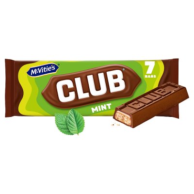 McVitie's Club Mint Biscuit Bars Multipack