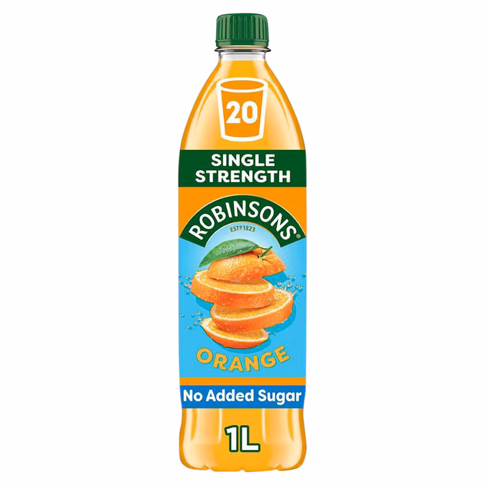 Robinsons Orange No Added Sugar Squash 1L