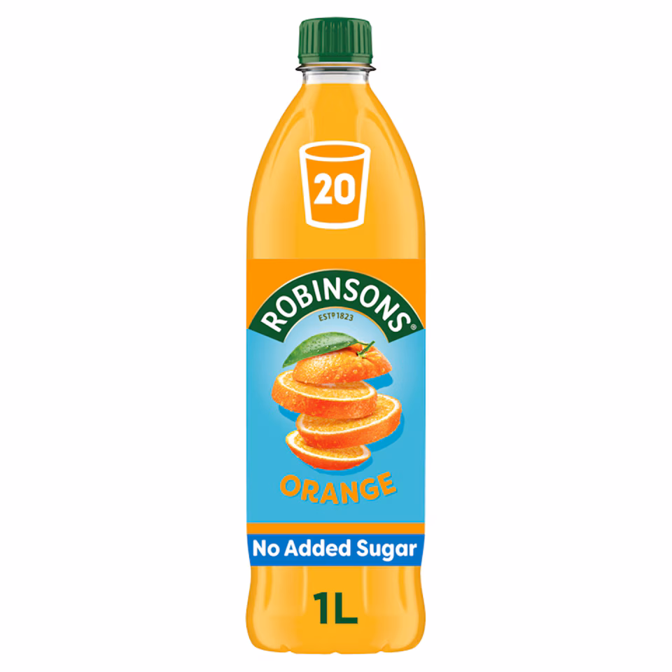 Robinsons Orange No Added Sugar Squash 1L
